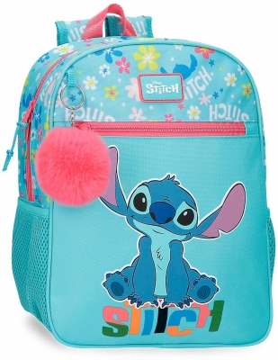 Ghiozdan fete clasa 0, Disney Aloha Stitch, multicolor